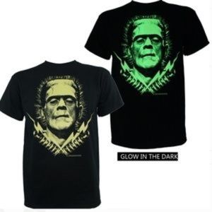 Frankenstein Graphic Short Sleeve Tee Sz Medium